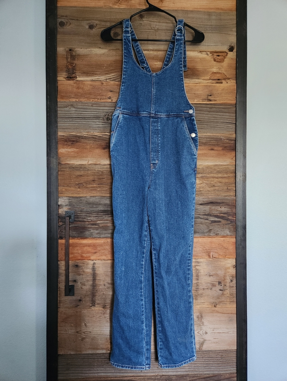 ROLLA'S Blue Denim Overalls Size 27R